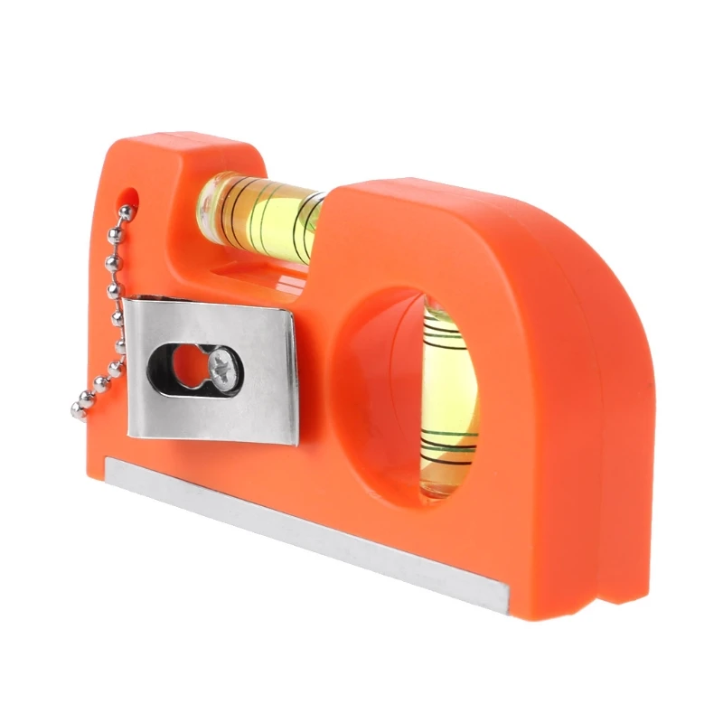 for Key Chain Level Ruler V Stripe Spirit Level Bubble Level Measuring Bubble Le