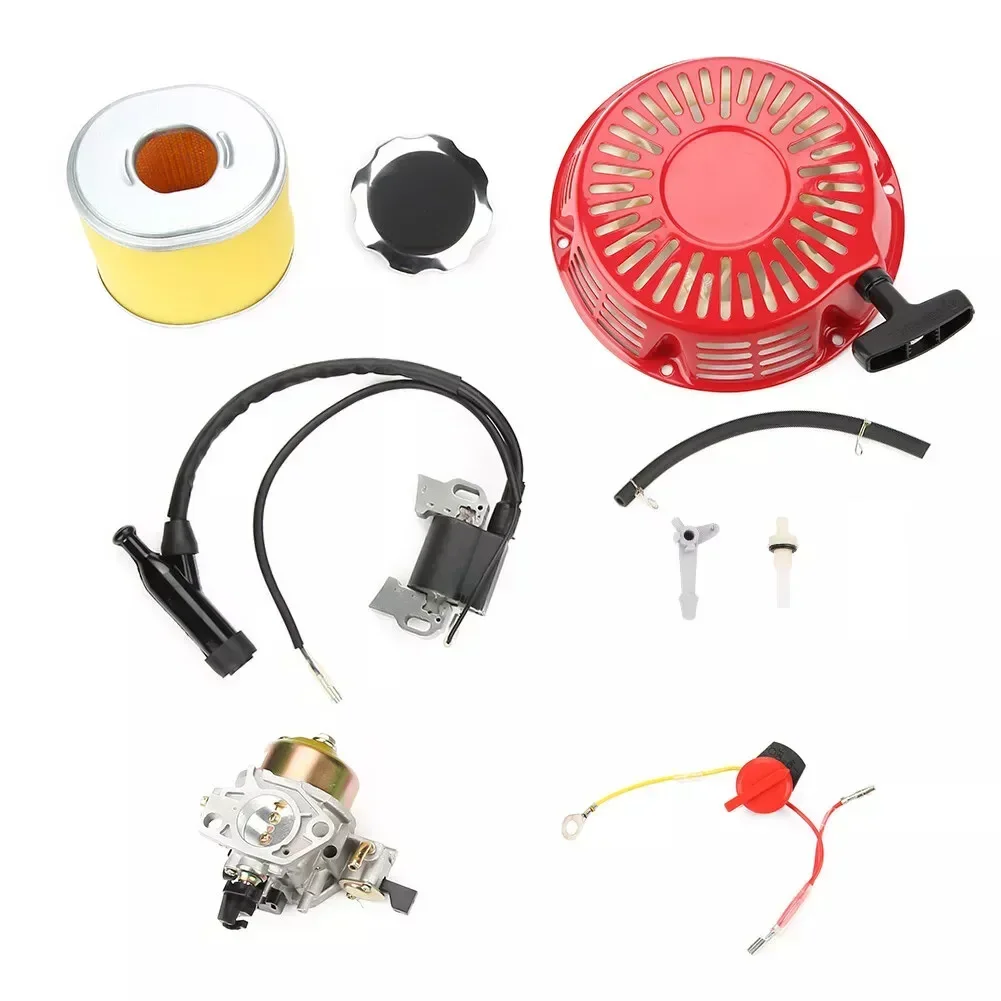 

Air Filter Accessory Kit Carburetor Air Filter Set Engine Maintenance Reliable And Long-term Use Starter Puller