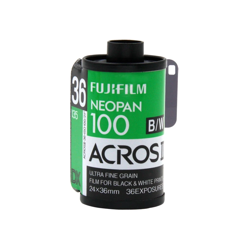 Fujifilm 135 ملم فيلم أبيض وأسود Acros II 36 Professional 100 درجة Negative DX (تاريخ انتهاء الصلاحية: 2024)   ﻿
