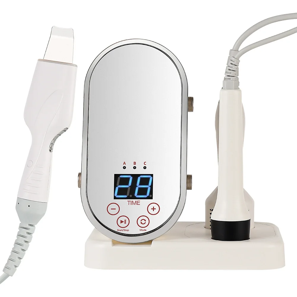 Máquina de Cuidado Facial 3 en 1 con Martillo Frío de Radiofrecuencia Tripolar, Exfoliante, Rejuvenecimiento, Eliminación de Arrugas y Antienvejecimiento