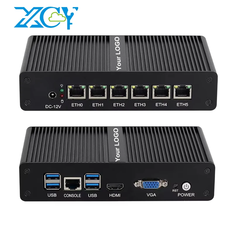 

Мини-ПК-роутер Firewall Appliance X86 на базе Intel Pentium 4415U для Pfsense, OpenWrt, Windows, Linux с 6 портами 2.5G Ethernet, mPCIe WiFi и слотом для 4G SIM-карты