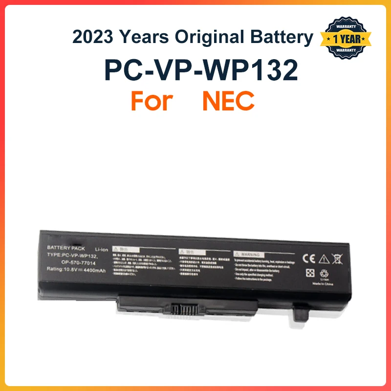 10.8V 4400mAh PC-VP-WP132 Laptop Battery For NEC PC-VP-WP132 VF-G/F/H VK18E/F LE150/L/R LE150/M/J/N Series