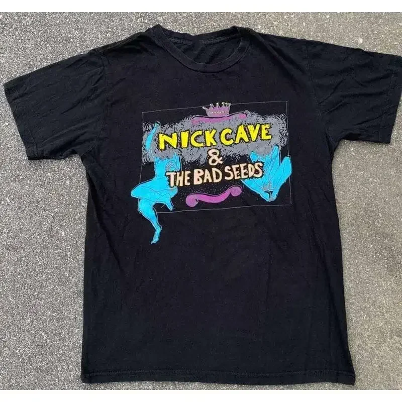 1 Side Nick Cave And The Bad Seeds T Shirt Black Size S 2345Xl