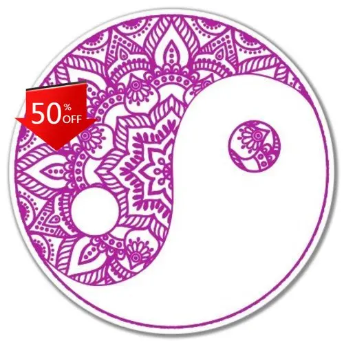 

Yin Yang Art Purple Cool Camper Van Motor Home Boat Laptop Accessory Vintage Retro Unique Trendy