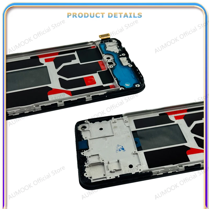 Für Oppo Realme GT Master LCD Display RMX3363 RMX3360 LCD Touch Screen Digitalisieren Montage Panel LCD Mit Rahmen Ersatz Teile – Detail 9