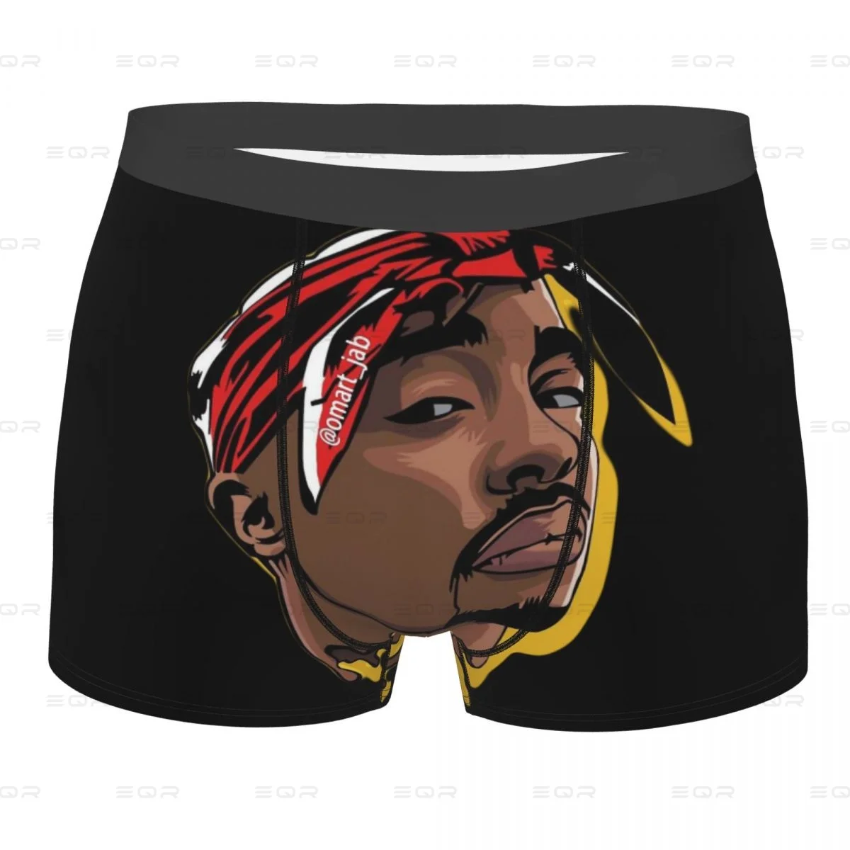 

Rapper Tupac Man's Underpants, Highly Breathable printing High Quality Gift Idea