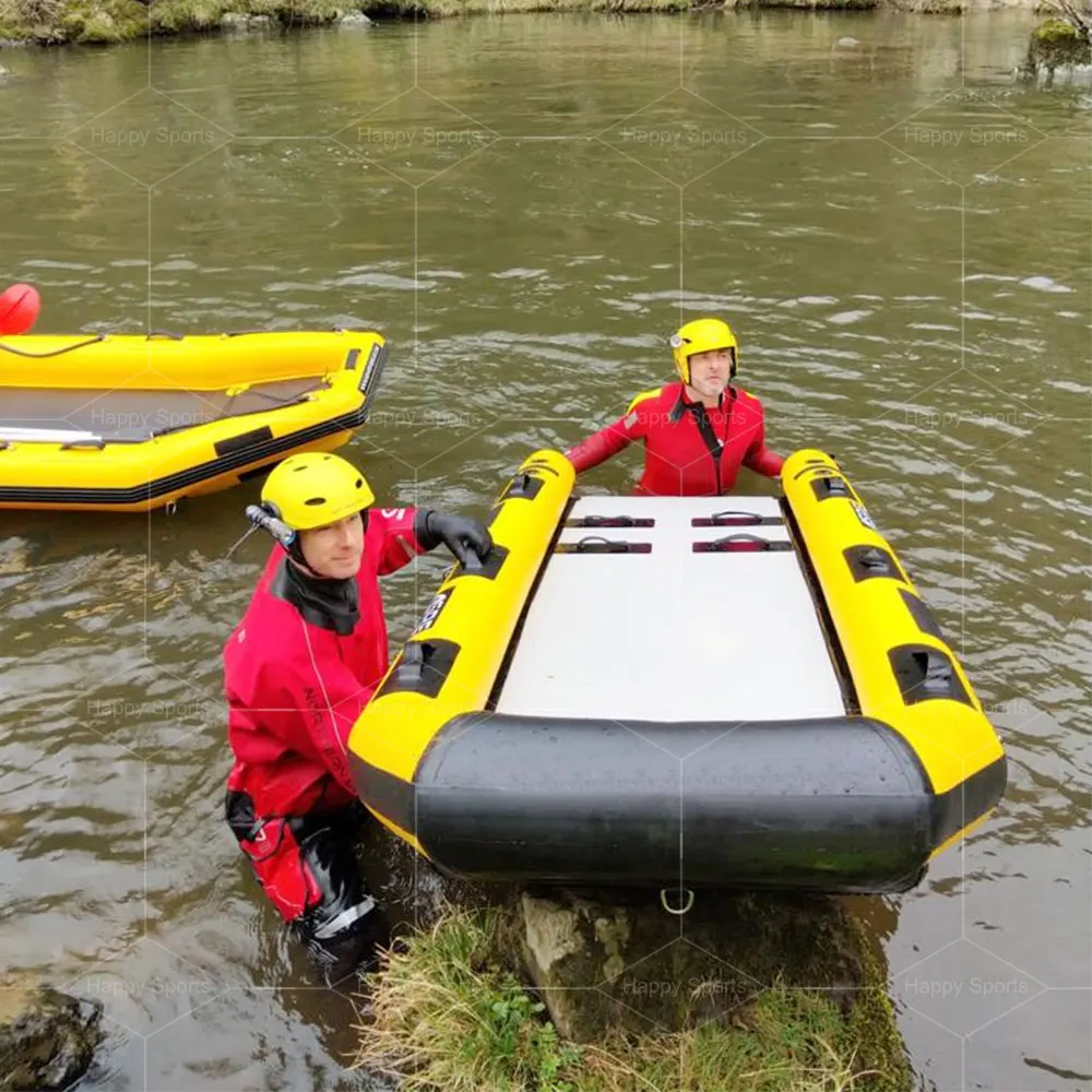 عالية الجودة طوف المياه نفخ الإنقاذ زلاجات قارب نجاة قارب الإنقاذ القابل للنفخ قارب التجديف لبحيرة النهر #2