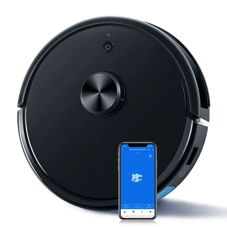 

K187 Amazon Alexa and the Google Assistant-compatibility LDS Navigation Laser Technology Wet And Dry Robot Vacuum Cleaner