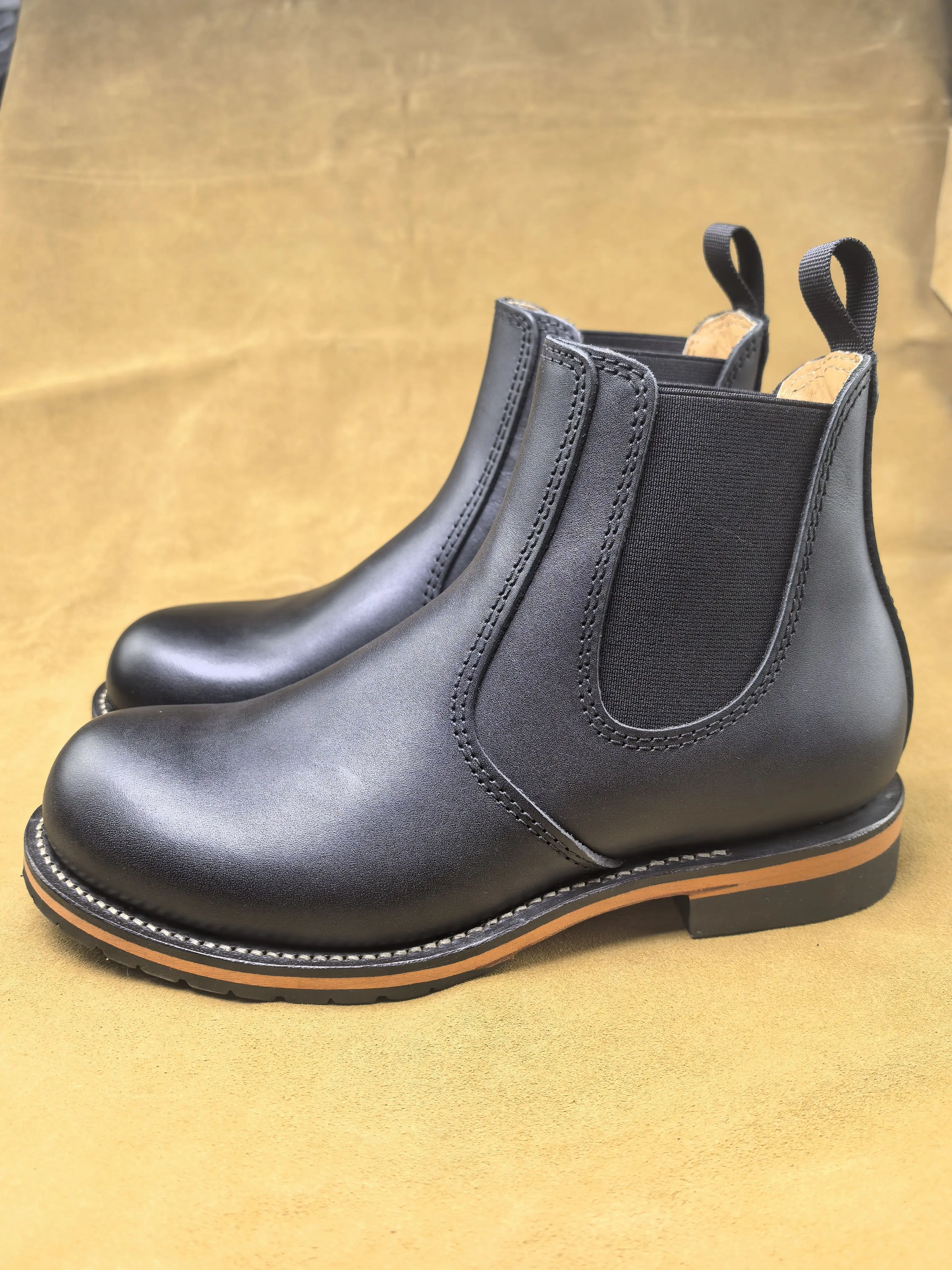 Men's Goodyear-stitched High Top Cowhide Men's Boots for Casual Work