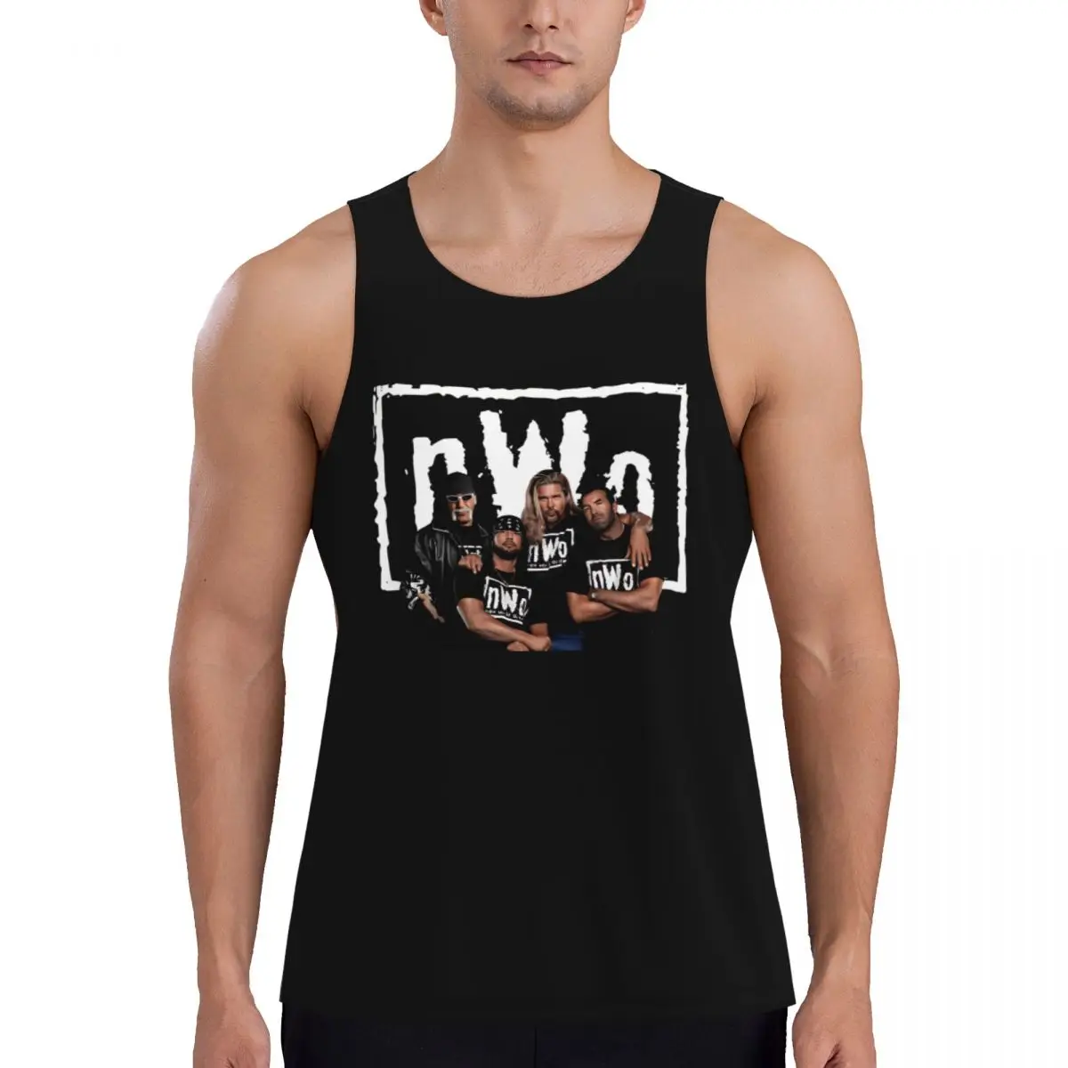 The Nwo Bodybuilding Quick Dry Tank Tops Men Vest Compressi…