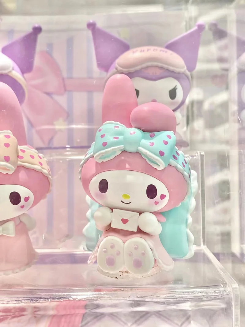 Genuine new MINISO MINISO MINISO brand Sanrio Melody Kuromi blind box pajamas, sweet parties can be collected and given as gifts