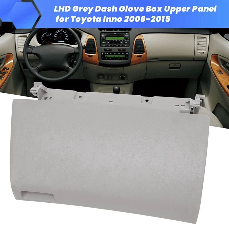 55440-0K040-A0 Grey Dash Glove Box Upper Panel For Toyota Innova 06-15 LHD Passenger Storage Box Panel Cover 554400K040