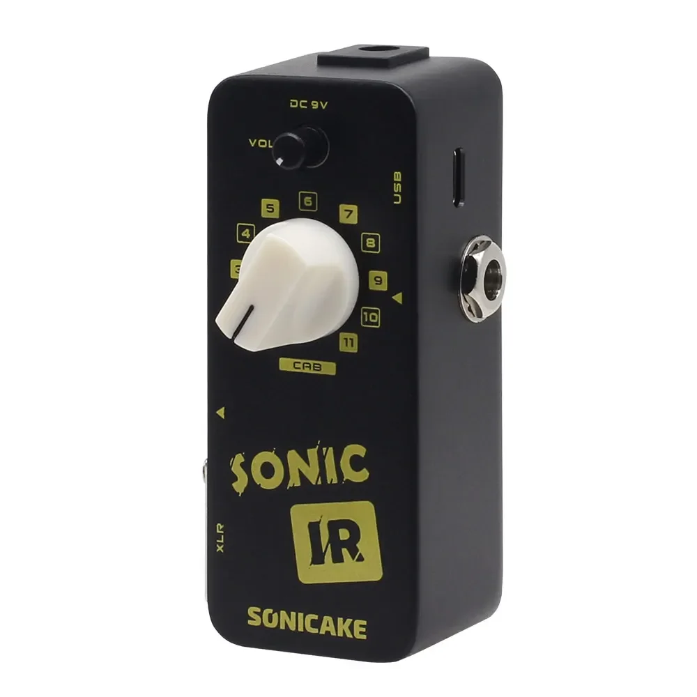 

SONICAKE Sonic IR Speaker Cabinet Simulator Impulse Response Loader Guitar Bass Effects Pedal QSS-12
