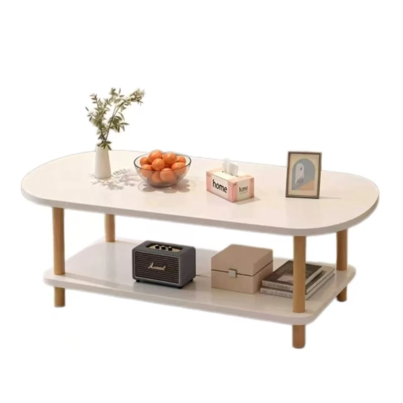 

&c Modern High Quality Marble Coffee Table with Wood Frame Extendable Design