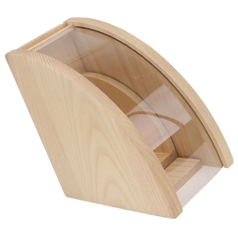 

Coffee Filter Holder Storage Rack Wooden Desktop ganizer Large Capacity Coffee Paper Stand Filter Container Lightweight