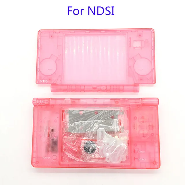OEM perumahan casing cangkang Kit penutup penuh perbaikan bagian pengganti untuk Nintendo DSi NDSi penutup konsol dengan tombol Kit lensa layar
