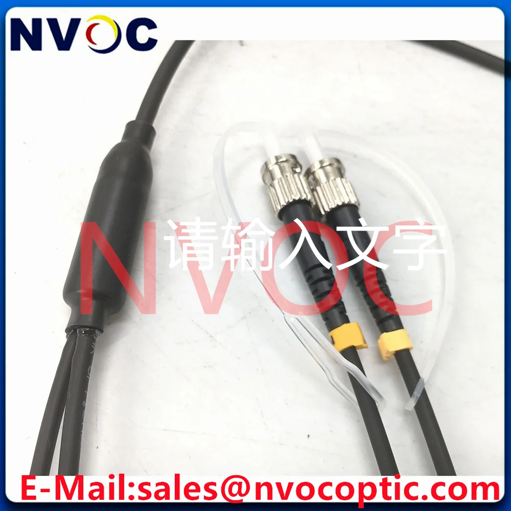 

2Cores 300M SM G657A1,Big Diameter 5.0mm Duplex TPU Black Cable,2C 4.0mm LC/ST/FC/SC/UPC Armored Fiber Patch Cord Without Reel