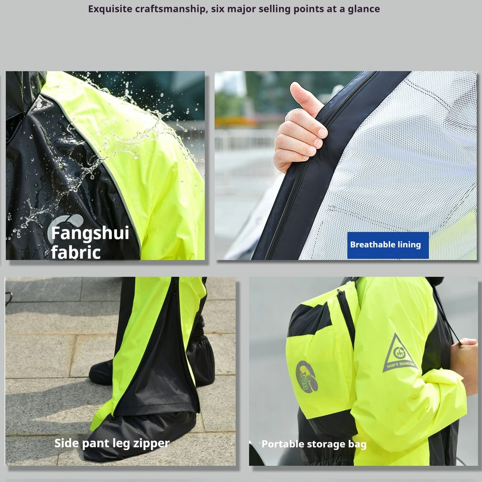 Capa de Chuva Fina de Alta Qua - Fishing Rain Suit avaliação e preço