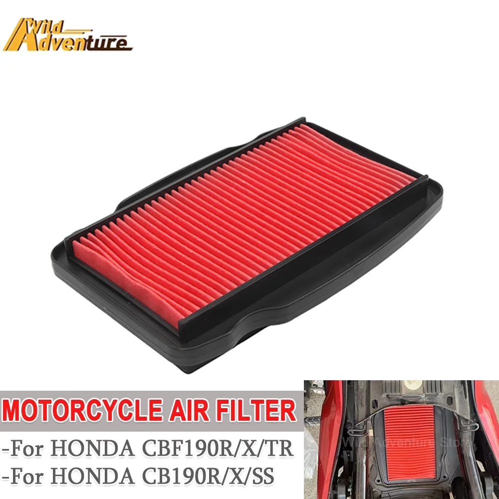 Motorcycle Air Filter Drive Element Oil Filter For HONDA CB190R CB190X CB190SS CBF190R CBF190X CBF190TR CB190 R/X/SS Accessories