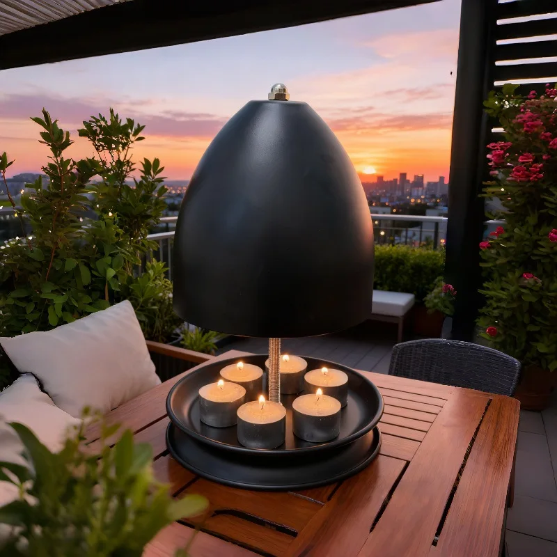 

Metal Black Iron Warm Hand Stove Candle Stove Christmas Decoration Ornament Creative Crafts Art