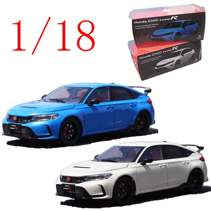 

Pudie, литая под давлением модель автомобиля из сплава HONDA в масштабе 1/18, HONDA CIVIC Type R FL5, игровые транспортные средства, игрушки для мальчиков, подарок, оригинальная коробка