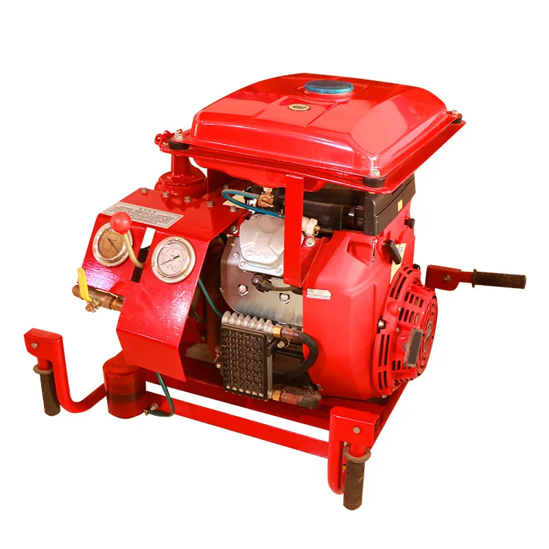 Hand lift motor fire pump, high pressure self-priming pump, high lift diesel engine