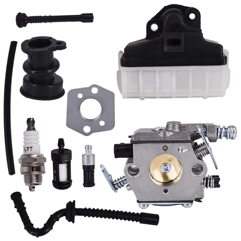 Carburetor Kit Fits for Stihl 021 023 025 MS170 MS210 MS230 MS250 Carb Intake Hose Spark Kit Replace WT-286