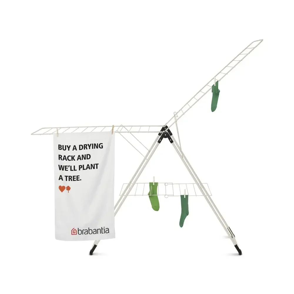 Foldable Laundry Drying Rack with 66 Feet Drying Length