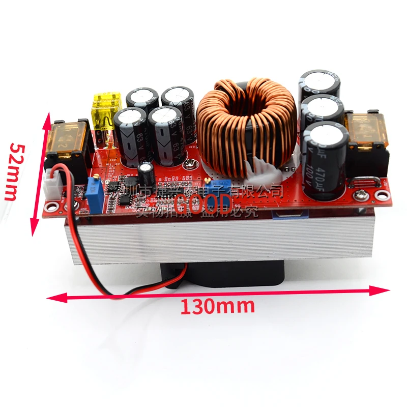 

1500W Upgrade 1800W DC-DC Boost Constant Voltage Constant Current Adjustable Power Supply Module 12-60V Liter 12-90V