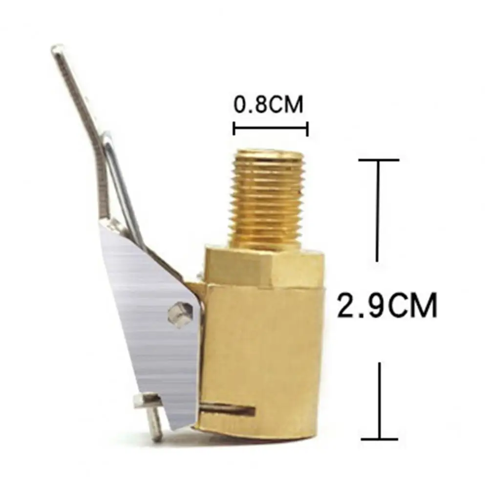 타이어 팽창용 빠른 충전 헤드 팽창기 게이지용 클립이 있는 내구성 있는 타이어 팽창 커넥터 컴프레서용 빠른 팽창기