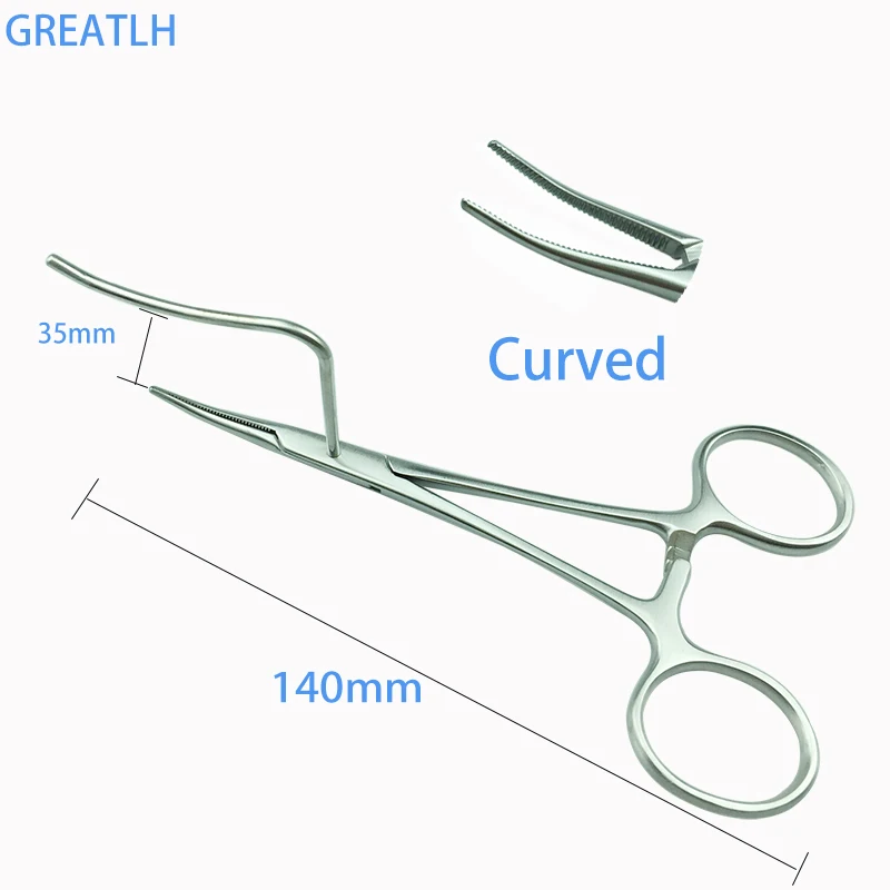 Pet Sterilization Pliers Ligation Fixed Forceps Cat Dog Animal Ovary Ligation Sterilization Forceps Veterinary Ligation Tool