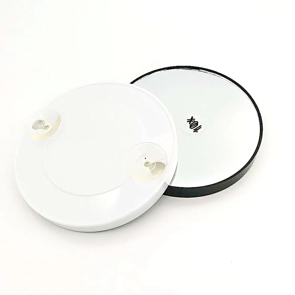 

2Pcs 8.8cm Round Magnifying Mirror 10X 15X Compact Makeup Mirror for Women Portable Tool for Travel and Home Use