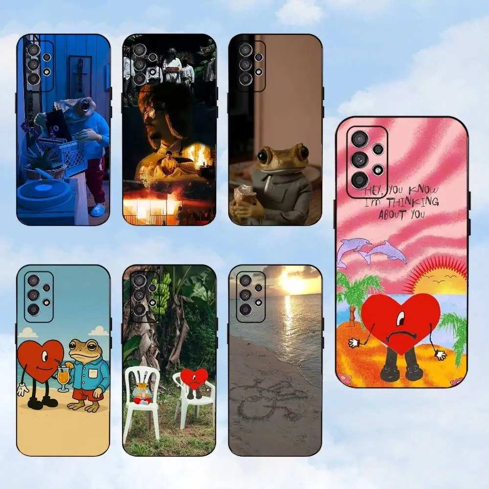 

DtMF B-Bad Bunny Phone Case For Samsung S25,S24,S23,S22,S21,S20,S10,Ultra,Plus,Lite,FE,Soft Silicone Black Cover