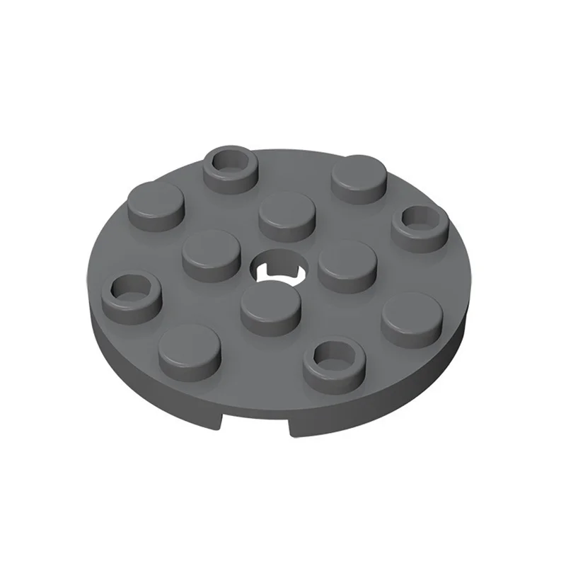 50 Stück 60474 runde Platte 4 x 4 mit Stiftloch Bausteine Spielzeug für technische Bauwerke Kompatible Bauteile Kinder DIY M – Detail 19