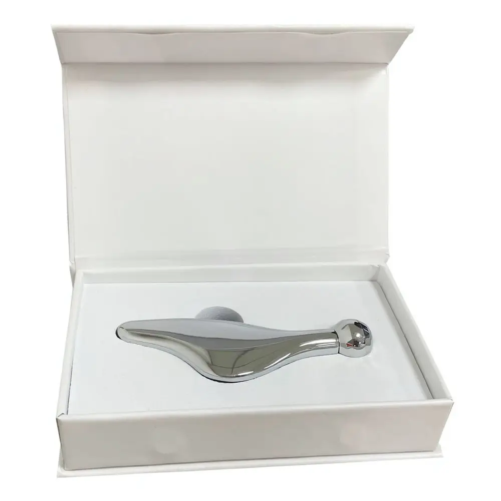 Ergonomic Metal Scraping Plate Face Lifting Roller Massager For Relaxing Facial Muscles Beauty Spa Home Skincare