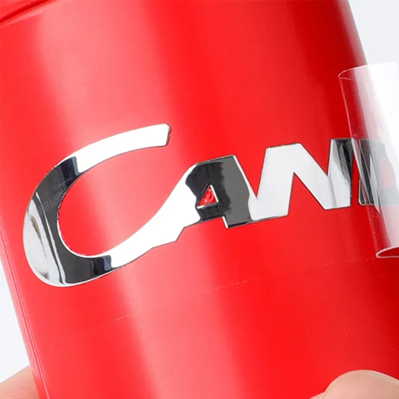 

50 PCS Custom silver DTF Transfer Sticker custom color transfer 3D sticker DTF UV decal brand company logo vinyl