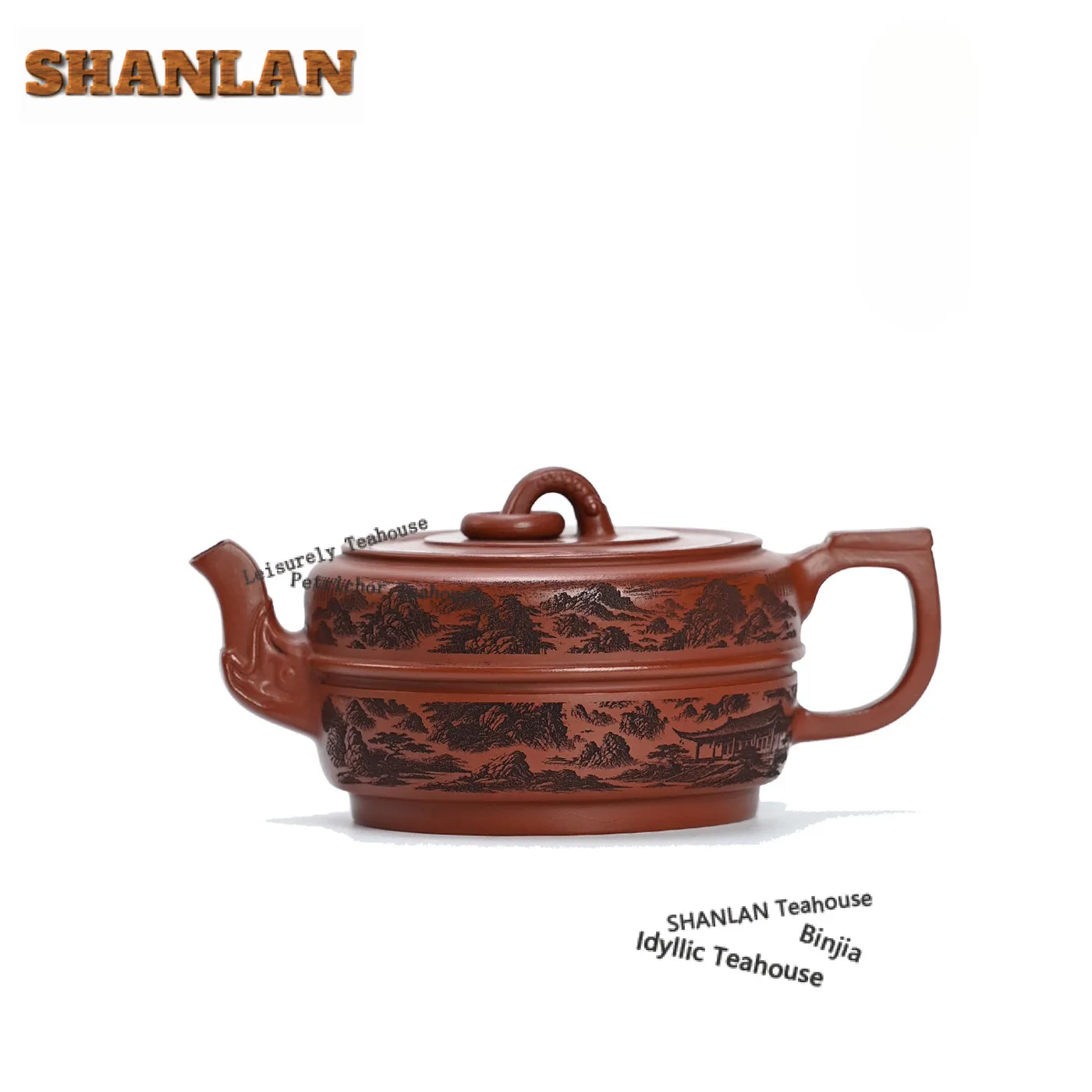 

200 мл древние фиолетовые глиняные чайники Исин, горшок ручной работы с гравировкой, сырая руда, грязевой чайник Дахунпао, китайский чайный сервиз Цзыша, коллекция