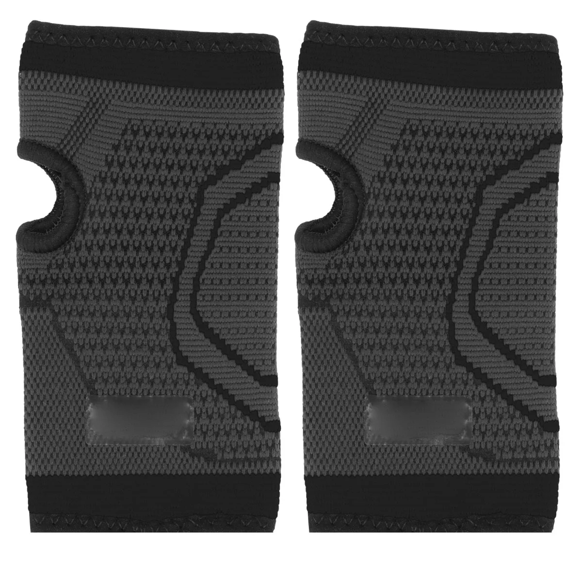 

2pcs Compression Support Breathable Wrist Sleeve Sweat-Wicking Sports Wrist Wrap Protector For Running Basketball Volleyball