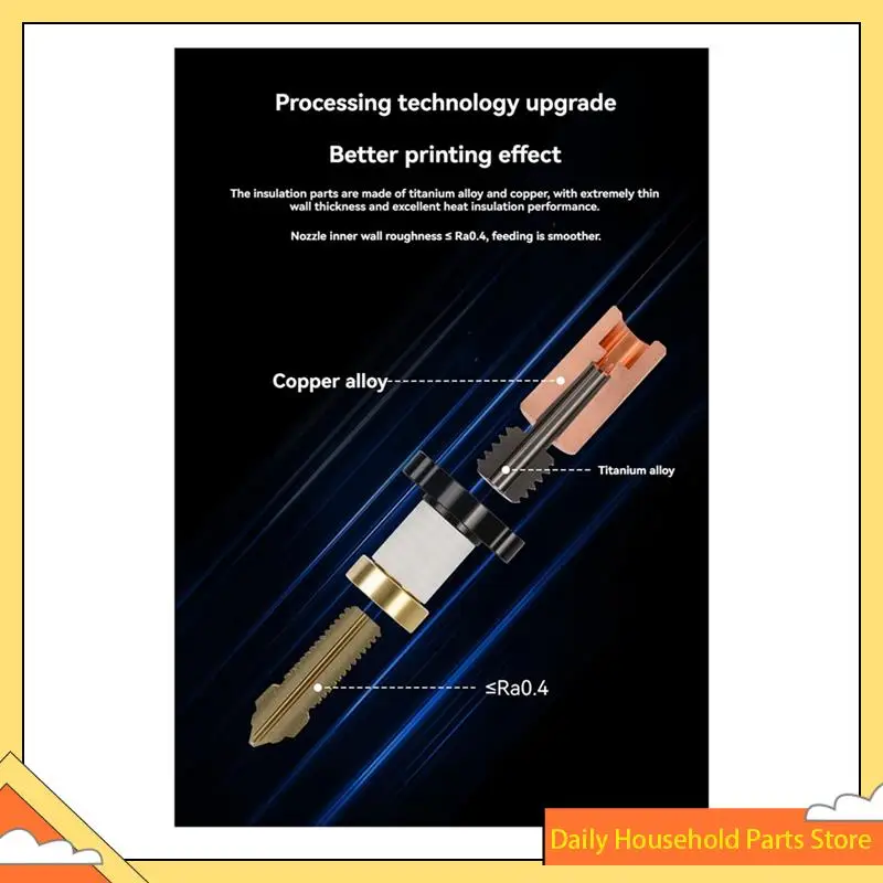 Official K1 Nozzle High-Speed Printing & High Flow Extruder Nozzles For K1 Easythreed-3D Printer HOT!