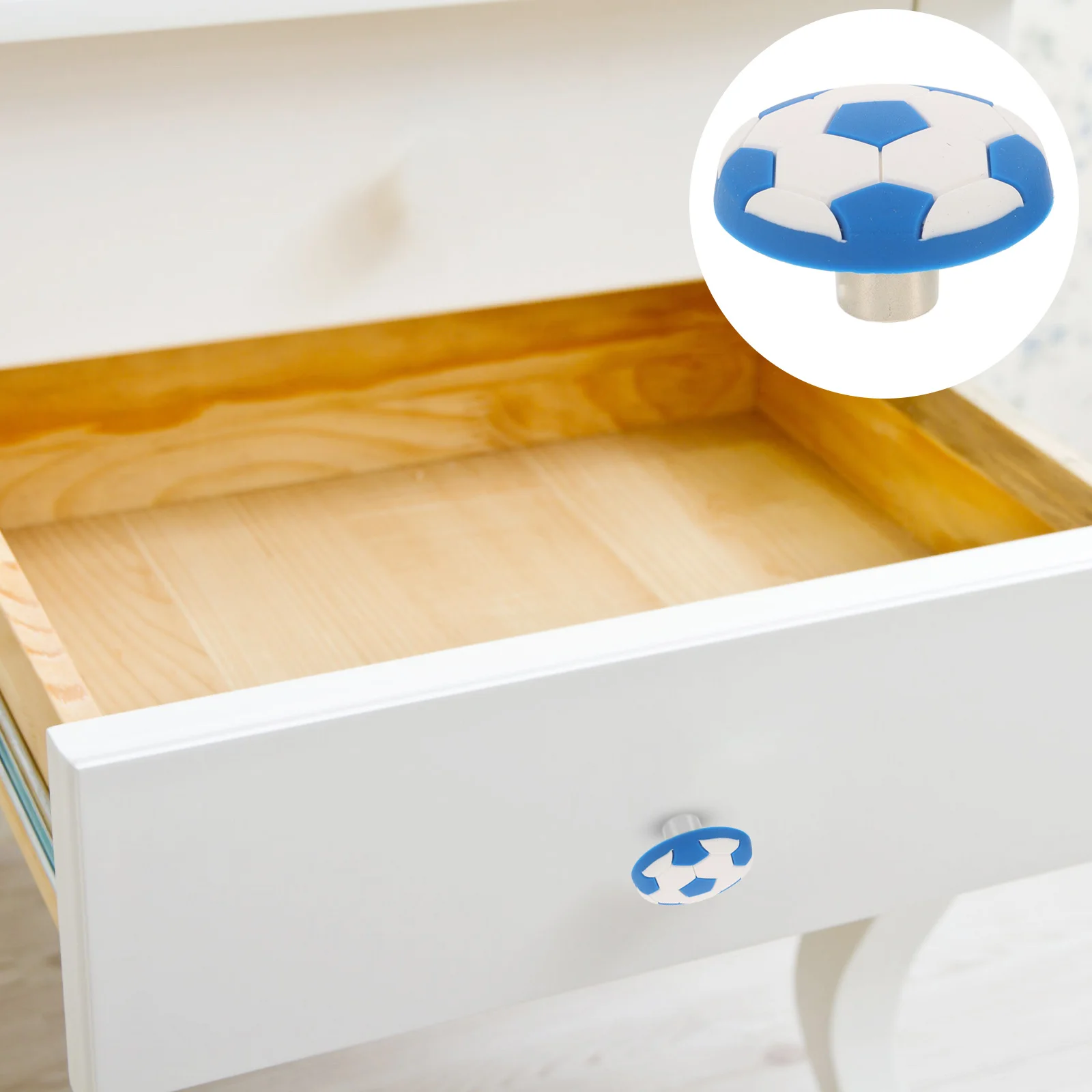 

4pcs Cartoon Silicone Drawer Knobs Round Cabinet Handles Replacement For Wardrobe Cupboard Kids Room Furniture Pulls