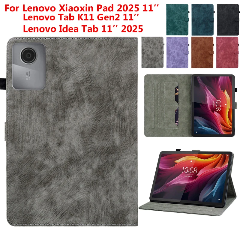 

Противоударный мягкий чехол для планшета из ТПУ с милым тигром для Lenovo Xiaoxin Pad 2025 Lenovo Tab K11 Gen2 Idea Tab TB-336ZU TB-335FC 11 дюймов