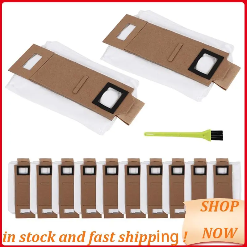 

12 Pack Dust Bag Accessories For Xiaomi Roborock S7 S7 Plus S7+ Vacuum Cleaner Replacement Parts Vacuum Cleaner Bags HOT!