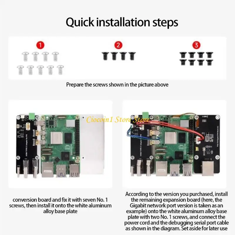 

A3PC Aluminum Case for RPi 5 Featuring PCIe Expansion Gigabit Networking 2x4K Output
