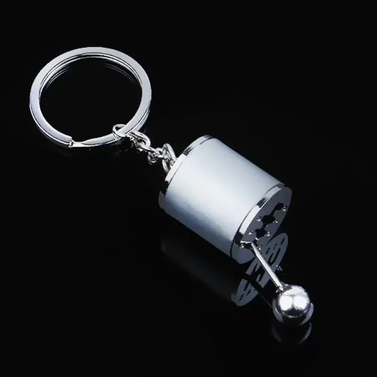 Kreativer Metall-Autozubehör-Schlüsselanhänger, Zinklegierung, Turbo-Getriebe, Nabe, Bremsscheibe, Anhänger, Schlüsselanhänger für Herren, Papa, Geburtstagsgeschenk