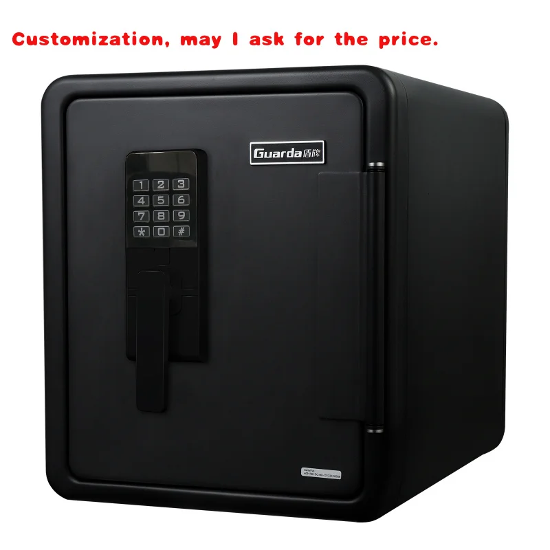 custom.4091RE1K-BD-Security Fireproof Safe Box Coffre Fort Home Fire Resistant Safety Box with Digital Lock