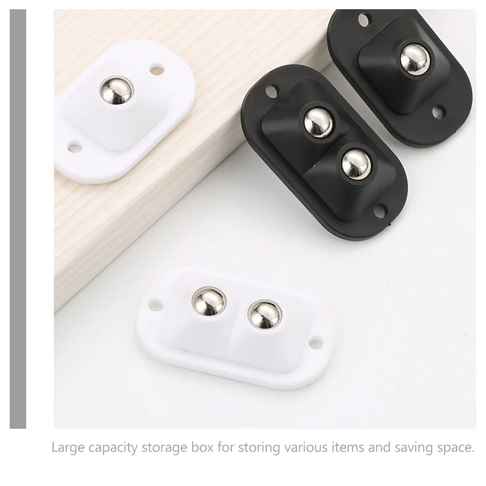 8 قطعة عجلات ذاتية اللصق لصندوق تخزين الأثاث عجلات لاصقة سلة المهملات صندوق تخزين عجلات عجلات صغيرة #4