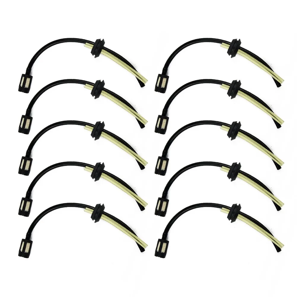 10*Fuel Filter Pipes Fuel Hose Seal Hedge Kit Garden Power Tools Spare Parts 13*8*9cm For 4 Stroke Trimmer Brushcutter Lawnmower