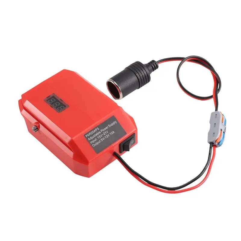 AB42-Step Down Converter For Parkside 20V Battery To 5-13Vpower Wheels Battery Adapter DC 12V Buck Converter Regulator