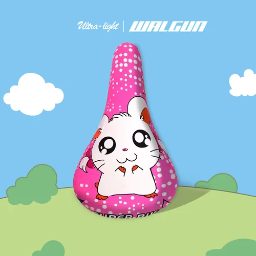 Imagen 2 del producto Sillín de bicicleta suave para niños, sillín delantero de bicicleta de conejo rosa, sillín cómodo para bicicleta, accesorios eléctricos para bicicleta