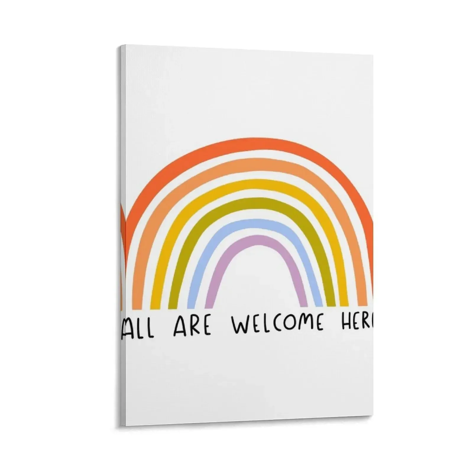 

all are welcome here Canvas Painting room decoration accessories aesthetic room decor decorative picture for living room